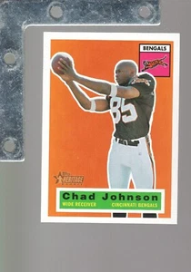 Topps Heritage NFL #113 2001 Chad Johnson/1956 Rookie RC SP CASI NUEVO+ Bengals - Imagen 1 de 2
