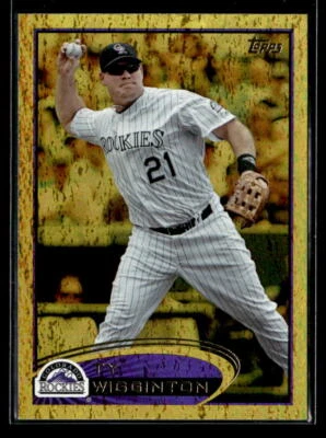 Ty Wigginton - 2012 Topps Gold Sparkle #154 Colorado Rockies - Image 1 of 2