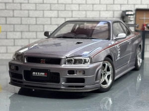 1:18 *RARO* AUTOart NISSAN SKYLINE R34 GT-R Nismo Silver S-Tune S1 coche modelo RHD - Imagen 1 de 9