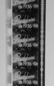 16mm Film – Breakdowns Of 1936 Warner Brothers - Picture 1 of 2