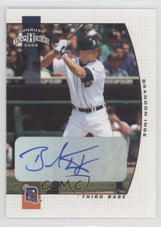 2005 Donruss Team Heroes Auto Brandon Inge #116 Auto - Image 1 of 2