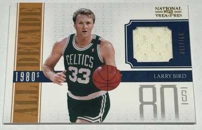2011-12 LARRY BIRD НАЦИОНАЛЬНЫЕ СОКРОВИЩА ВСЕ ДЕСЯТИЛЕТИЕ ИГРА Б/У РЕЛИКВИЯ 46/49!!! - Изображение 1 из 2