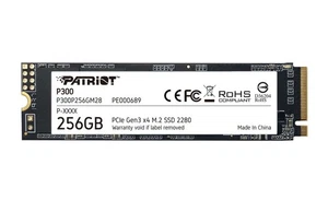 Patriot P300 256gb SSD 2280 M.2 PCIe Gen3 x4 NVMe Internal SSD - No Box - Afbeelding 1 van 1