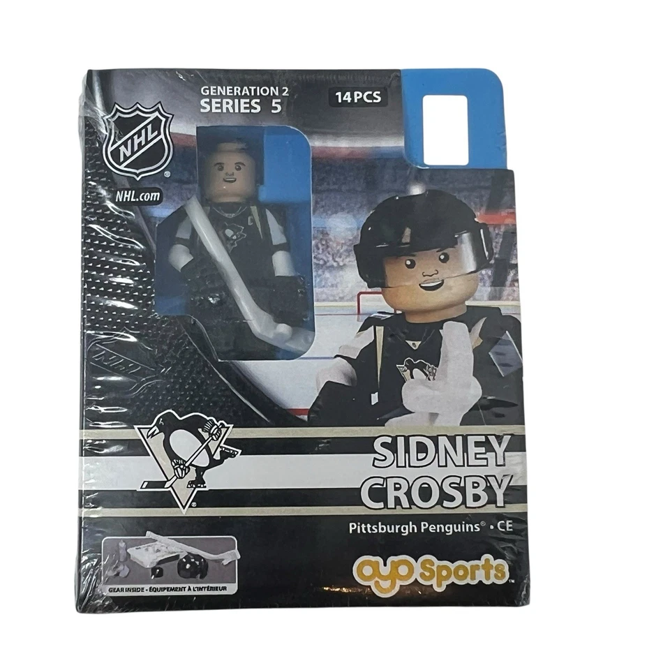 Mini figura de acción Sidney Crosby Pittsburgh Penguins sellada rara limitada G2S5 Foto 1 de 4