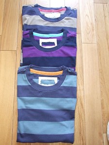 BODEN JOHNNIE B LONG SLEEVED STRIPED COTTON JERSEY  TOP 3 COLS AGES 10-16  BNWOT
