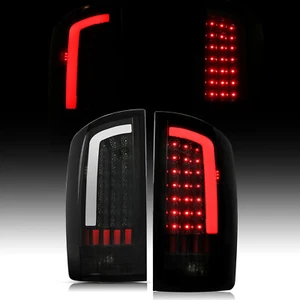 Tail Lights LED Lamps For 02-06 Dodge Ram 1500 2003-2006 2500 3500-Black Smoke - Picture 1 of 15