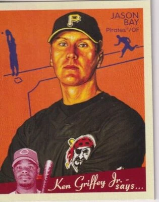 2008 Upper Deck Goudey #146 Jason Bay Mini Blue Backs - Image 1 of 2