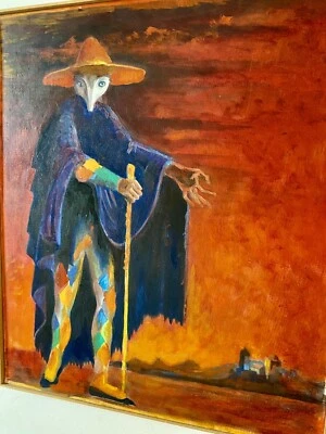 HST Signée Arlequin Rouge 1987 Fantastique  - Photo 1/4