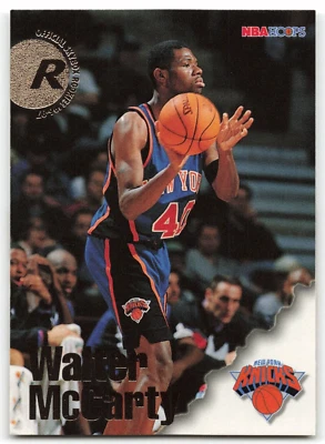 1996-97 Hoops #301 WALTER MCCARTY Rookie RC New York Knicks  !!! - Image 1 of 2