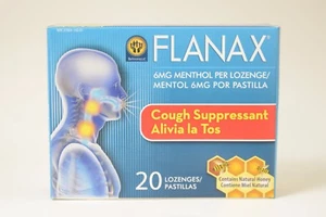 FLANAX COUGH RELIEF 20 LOZENGES WITH HONEY / 20 PASTILLAS PARA LA TOS CON MIEL - Picture 1 of 1
