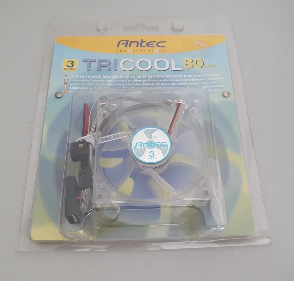 Ventilator Antec Tricool 80mm 3 Gang 80x80x25.4mm - Bild 1 von 1