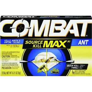 12-Combat .21 Oz  Quick Kill Ant Killer Poison Bait Station 6 Stations/Pk 55901