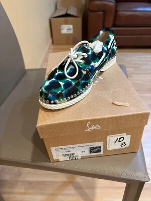 Nuevo Christian Louboutin Steckel Mujer Pisos, Talla 38 Foto 1 de 4