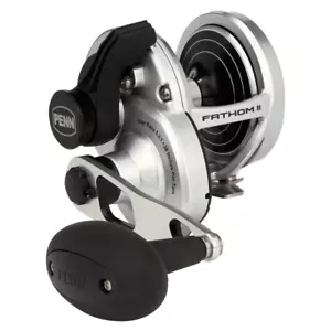 Penn Fathom II 40NLD Silver/Black Lever Drag Overhead Fishing Reel - Free AU Exp - Picture 1 of 1