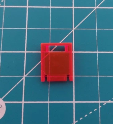 Lego Contenedor Caja 2x2x2 Puerta SOLO 4346 Trans Neón Naranja Foto 1 de 2