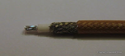 Rare RG316, 25 Ohm / 25R High Power RF PTFE Coax Cable. Ham Radio. UK Seller.