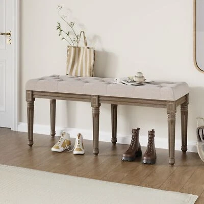 Sitzbank Polsterbank Chesterfield Umkleidebank Diele gesteppte Flurbank Hocker - Bild 1 von 4