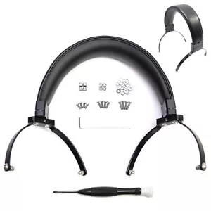 Diadema de metal de cuero real para Hifiman Arya Ananda Edition XS X HE1000 Jade II - Imagen 1 de 7