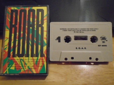 RARE oop promo R.O.A.R. CASSETTE TAPE latin funk soul 1985 Santana Nova Y&T Malo - Image 1 of 2