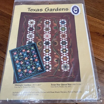 Texas Gardens  Quilt Pattern Booklet 2 Instructions By Marti Michell - Image 1 of 4