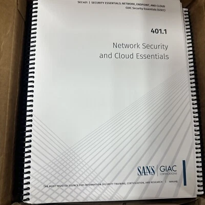 SANS SEC401: Security Essentials: Network, Endpoint, and Cloud (GSEC) - Image 1 of 4