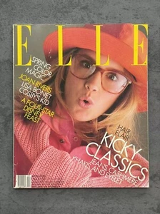 RARE!!! ELLE Magazine April 1986 Amazing Early Issue Excellent Condition Vintage - Picture 1 of 5
