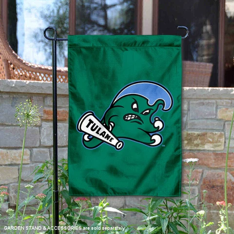 Tulane Green Wave Angry Wave Garden Flag and Yard Banner Cover