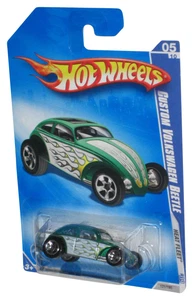 Hot Wheels Heat Fleet '09 Green Custom Volkswagen Beetle Car 121/190 - Picture 1 of 1