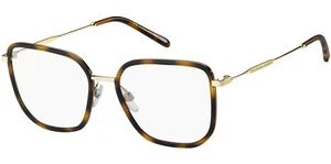 Marc Jacobs Women's Havana Square Eyeglass Frames - MARC537 0086 17 - Picture 1 of 3