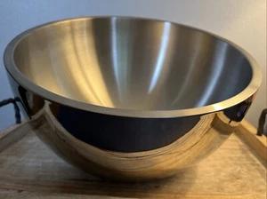 Vollrath 18-8 D564844 Angled Double Wall Insulated Salad Serving Bowl Stainless - Picture 1 of 6