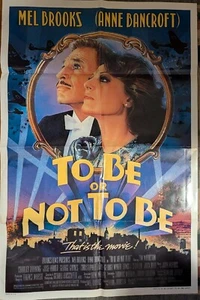 Original 1983 One-Sheet Poster to Mel Brooks Cult Comedy To Be or Not To Be - Bild 1 von 2