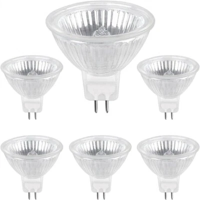 MR16 Light Bulbs GU5.3 12V 50W Spotlight 2800K Dimmable for Landscape Track 6Pcs - Image 1 of 4