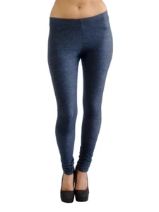 Vivian's Fashions Extra Long Leggings - Knit Denim (Misses/Misses Plus Sizes) - Picture 1 of 7