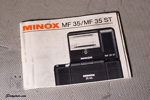 -FR IT DE NL EN- MINOX MF 35 / ST MODE D'EMPLOI NOTICE MANUAL