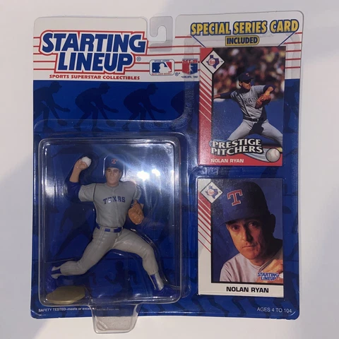Nolan Ryan Starting Lineup 1993 Figure MLB Rangers Special Series Card 68022 Cover