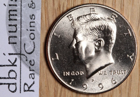 1996 P Kennedy Half Dollar 50¢ - Choice to Gem Uncirculated Cover