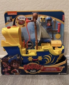 Fisher Price Santiago Of The Sea El Bravo Pirate Ship - Picture 1 of 12