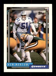 261 Ken Norton 51 Cowboys 1992 Topps Football Sports Trading Card - Picture 1 of 2