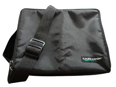 Estuche de Transporte Case Logic CD Negro Nylon Almacenamiento Bolsa 30 Tapa con Correa Cremallera De Colección Foto 1 de 4