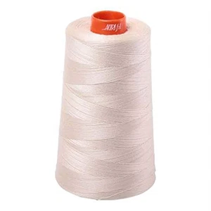 2310 Mako 50 Wt 100% Cotton Thread, 6,452 Yard Cone Light Beige - Picture 1 of 1