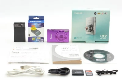 [MINT w/Box] Canon IXY 430 F 430F Purple Compact Digital Camera From JAPAN - Image 1 of 4
