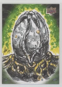 2017 Upper Deck Alien Movie 1/1 Sherwin Santiago Auto Sketch 5x5 - Picture 1 of 3