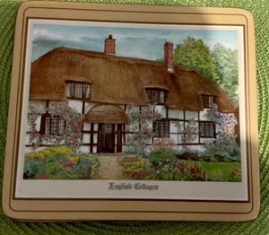 Pimpernel Tischsets — Englische Cottages — Originalverpackt — Sehr Guter Zustand - Bild 1 von 13