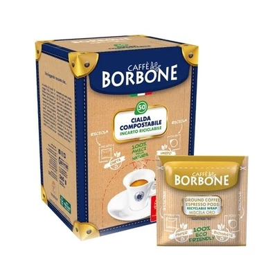 Café Borbone Compostable Cialde ESE Cápsulas Oro Mezcla Premium Café 50-150 piezas Foto 1 de 4