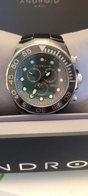 ANDROID by Aragon Men's Hercules Ceramic Chronograph AD570AMOPK Watch - Image 1 of 4