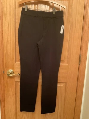 Pantalones Old Navy para mujer talla 2 negros tiro alto pixie ajustados secretos bolsillos lisos Foto 1 de 4