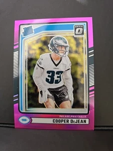 2024 Panini Donruss - Cooper DeJean ~ Rated Rookie #305 Optic Pink Prizm - Picture 1 of 2