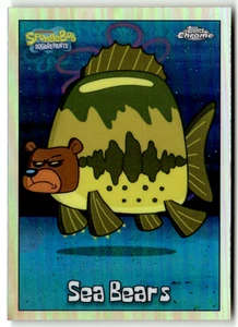 Topps SpongeBob Chrome 2025 No. 144 Sea Bears Refractor - Picture 1 of 2