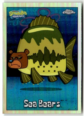 Topps SpongeBob Chrome 2025 No. 144 Sea Bears Refractor - Image 1 of 2