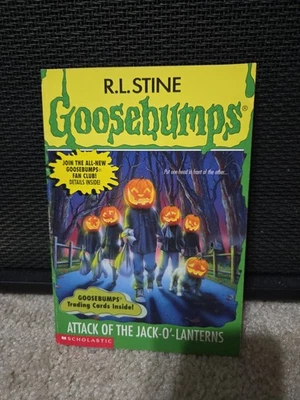 Goosebumps Attack Of The Jack-O-Laterns 1996 1st Edition/1st Print EX Condition Foto 1 de 4